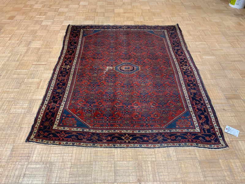 VINTAGE 5ft. x 7ft. TRADITIONAL BIDJAR