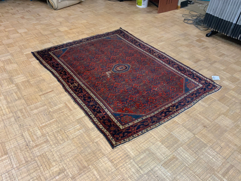 VINTAGE 5ft. x 7ft. TRADITIONAL BIDJAR