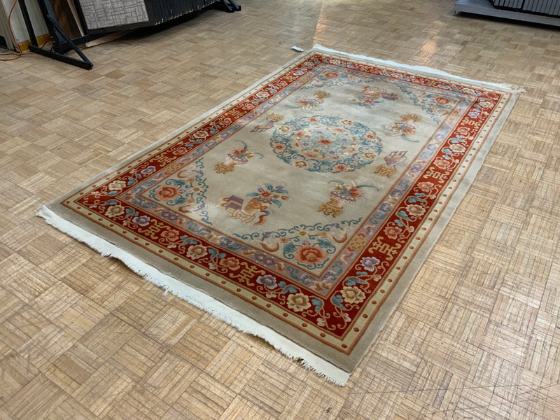 VINTAGE 6ft. x 9ft. TRADITIONAL PEKIN