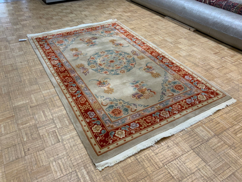 VINTAGE 6ft. x 9ft. TRADITIONAL PEKIN