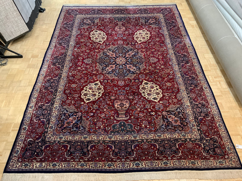 SEMI-ANTIQUE 10ft. x 13ft. TRADITIONAL TABRIZ