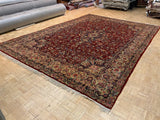 ANTIQUE 10ft. x 14ft. FLORAL KERMAN - David Tiftickjian & Sons