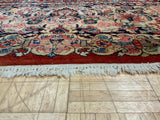 ANTIQUE 10ft. x 14ft. FLORAL KERMAN - David Tiftickjian & Sons