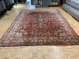 ANTIQUE 10ft. x 14ft. FLORAL KERMAN - David Tiftickjian & Sons