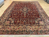 ANTIQUE 10ft. x 14ft. FLORAL KERMAN - David Tiftickjian & Sons