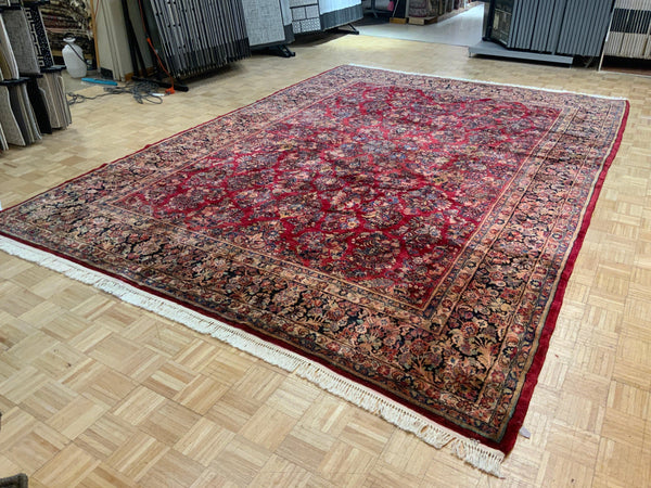 ANTIQUE 10ft. x 15ft. TRADITIONAL SAROUK - David Tiftickjian & Sons