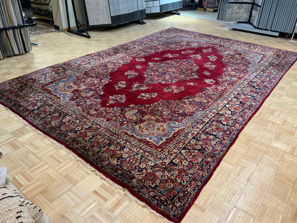 ANTIQUE 10ft. x 15ft. TRADITIONAL SAROUK - David Tiftickjian & Sons