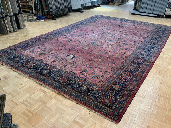 ANTIQUE 10ft. x 16ft. TRADITIONAL SAROUK - David Tiftickjian & Sons