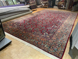 ANTIQUE 12ft. x 20ft. TRADITIONAL SAROUK - David Tiftickjian & Sons