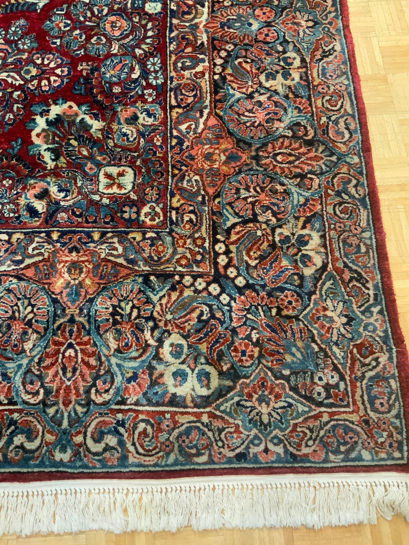 ANTIQUE 12ft. x 20ft. TRADITIONAL SAROUK - David Tiftickjian & Sons