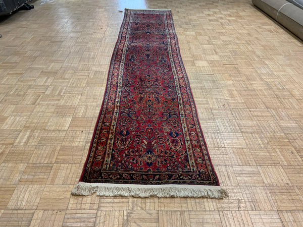 ANTIQUE 2ft. x 12ft. TRADITIONAL SAROUK - David Tiftickjian & Sons