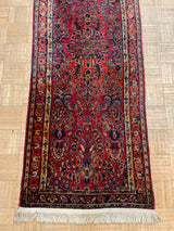 ANTIQUE 2ft. x 12ft. TRADITIONAL SAROUK - David Tiftickjian & Sons