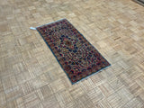 ANTIQUE 2ft. x 4ft. FLORAL KERMAN - David Tiftickjian & Sons