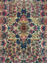 ANTIQUE 2ft. x 4ft. FLORAL KERMAN - David Tiftickjian & Sons