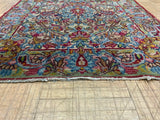 ANTIQUE 2ft. x 4ft. FLORAL LAVAR KERMAN - David Tiftickjian & Sons