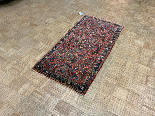 ANTIQUE 2ft. x 5ft. TRADITIONAL SAROUK - David Tiftickjian & Sons