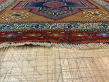 ANTIQUE 3ft. x 12ft. GEOMETRIC KAZAK - David Tiftickjian & Sons