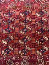 ANTIQUE 3ft. x 3ft. GEOMETRIC BOKARA - David Tiftickjian & Sons