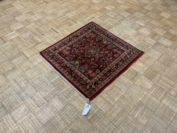 ANTIQUE 3ft. x 3ft. TRADITIONAL SAROUK - David Tiftickjian & Sons