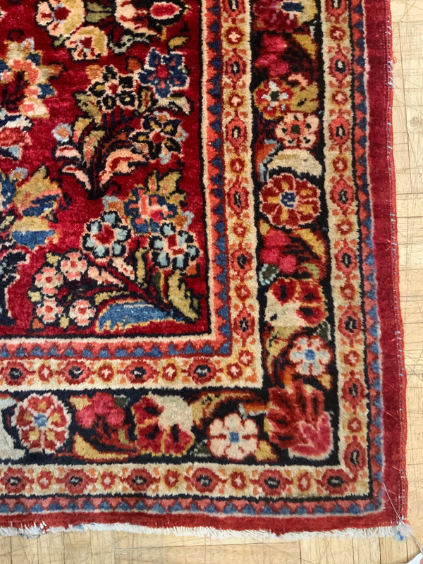 ANTIQUE 3ft. x 3ft. TRADITIONAL SAROUK - David Tiftickjian & Sons