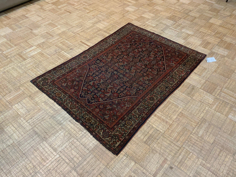 ANTIQUE 3ft. x 5ft. TRADITIONAL BIDJAR - David Tiftickjian & Sons