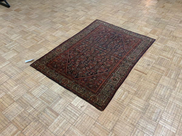 ANTIQUE 3ft. x 5ft. TRADITIONAL BIDJAR - David Tiftickjian & Sons