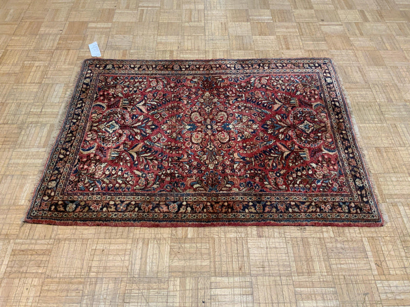 ANTIQUE 3ft. x 5ft. TRADITIONAL SAROUK - David Tiftickjian & Sons