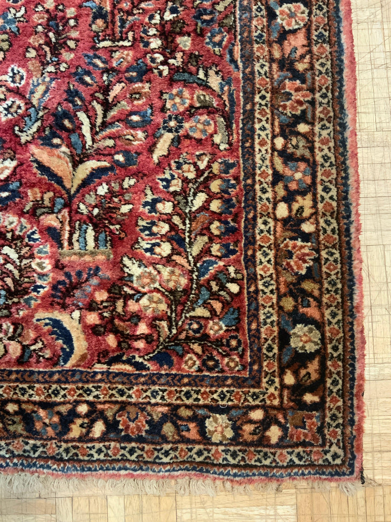 ANTIQUE 3ft. x 5ft. TRADITIONAL SAROUK - David Tiftickjian & Sons