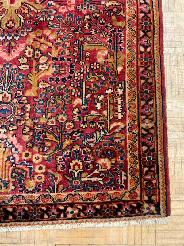 ANTIQUE 3ft. x 5ft. TRADITIONAL SAROUK - David Tiftickjian & Sons