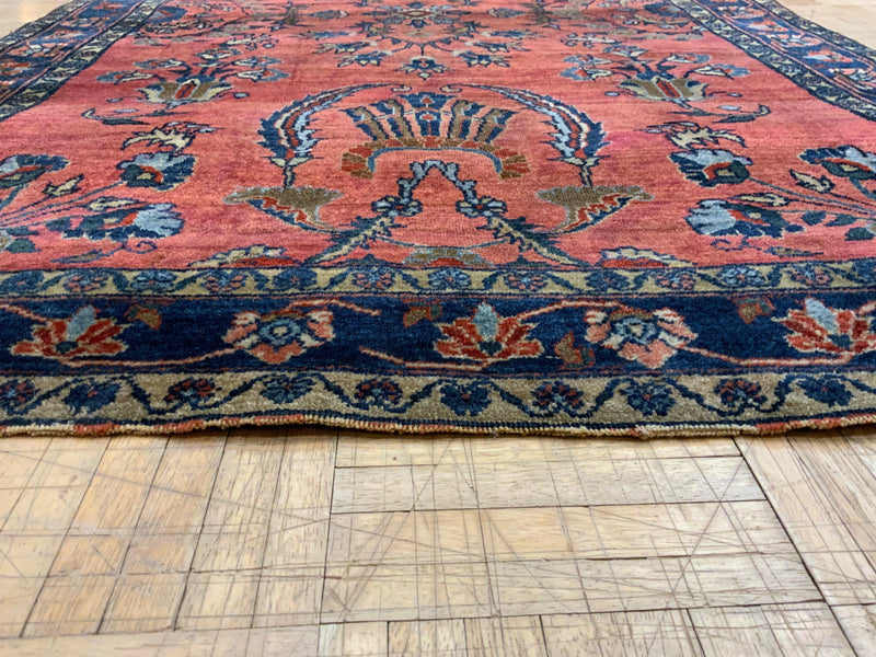 ANTIQUE 3ft. x 5ft. TRADITIONAL SAROUK - David Tiftickjian & Sons