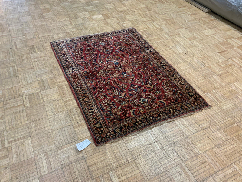 ANTIQUE 3ft. x 5ft. TRADITIONAL SAROUK - David Tiftickjian & Sons