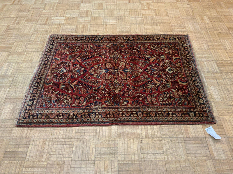 ANTIQUE 3ft. x 5ft. TRADITIONAL SAROUK - David Tiftickjian & Sons