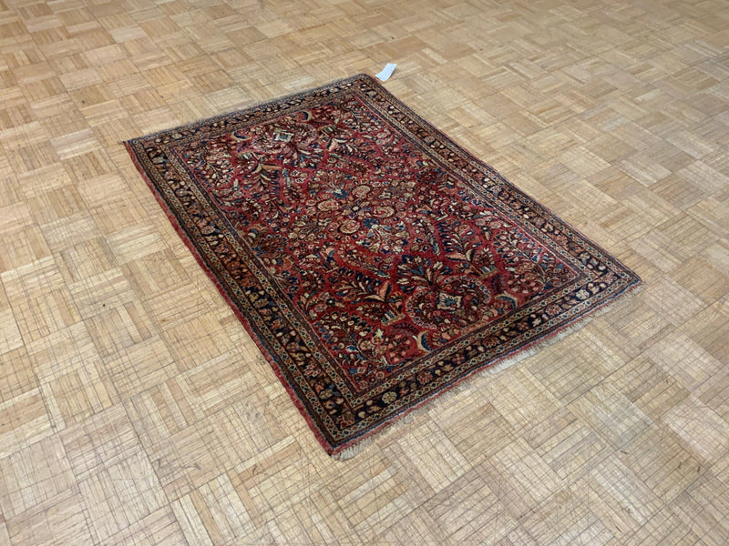 ANTIQUE 3ft. x 5ft. TRADITIONAL SAROUK - David Tiftickjian & Sons