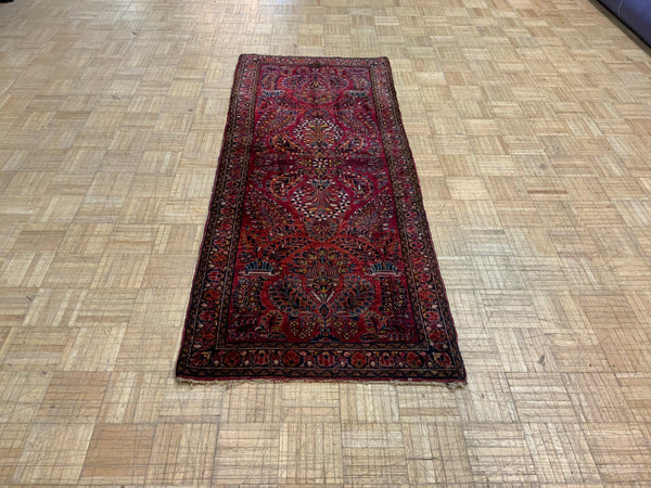 ANTIQUE 3ft. x 7ft. TRADITIONAL SAROUK - David Tiftickjian & Sons