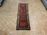 ANTIQUE 3ft. x 9ft. GEOMETRIC KAZAK - David Tiftickjian & Sons