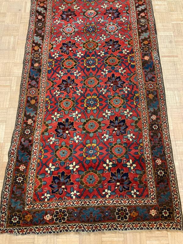 ANTIQUE 4ft. x 10ft. TRANSITIONAL BIDJAR - David Tiftickjian & Sons