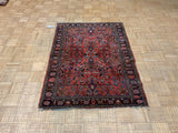 ANTIQUE 4ft. x 5ft. TRADITIONAL SAROUK - David Tiftickjian & Sons