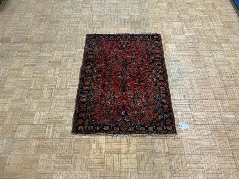 ANTIQUE 4ft. x 5ft. TRADITIONAL SAROUK - David Tiftickjian & Sons