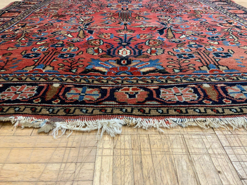 ANTIQUE 4ft. x 5ft. TRADITIONAL SAROUK - David Tiftickjian & Sons