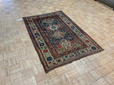 ANTIQUE 4ft. x 5ft. TRANSITIONAL KAZAK - David Tiftickjian & Sons