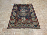 ANTIQUE 4ft. x 5ft. TRANSITIONAL KAZAK - David Tiftickjian & Sons