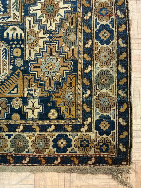 ANTIQUE 4ft. x 5ft. TRANSITIONAL SHIRVAN - David Tiftickjian & Sons