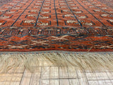ANTIQUE 4ft. x 6ft. GEOMETRIC BOKARA - David Tiftickjian & Sons