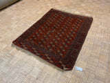ANTIQUE 4ft. x 6ft. GEOMETRIC BOKARA - David Tiftickjian & Sons