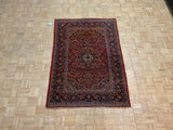 ANTIQUE 4ft. x 6ft. TRADITIONAL KASHAN - David Tiftickjian & Sons