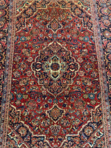 ANTIQUE 4ft. x 6ft. TRADITIONAL KASHAN - David Tiftickjian & Sons
