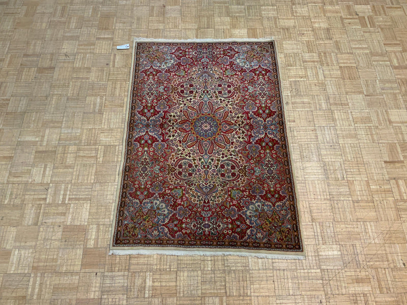 ANTIQUE 4ft. x 6ft. TRADITIONAL KERMAN - David Tiftickjian & Sons