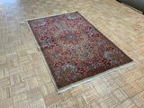 ANTIQUE 4ft. x 6ft. TRADITIONAL KERMAN - David Tiftickjian & Sons