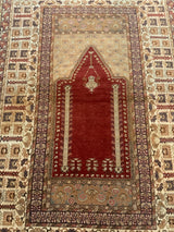 ANTIQUE 4ft. x 6ft. TRADITIONAL PRAYER RUG - David Tiftickjian & Sons