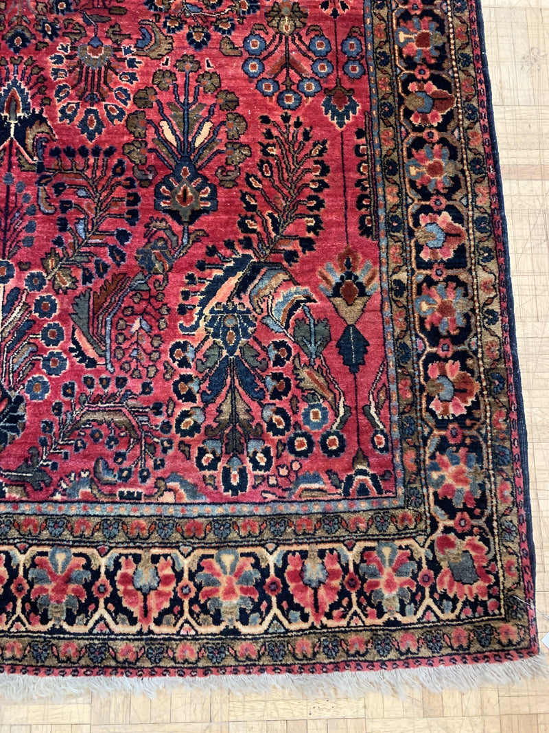 ANTIQUE 4ft. x 6ft. TRADITIONAL SAROUK - David Tiftickjian & Sons